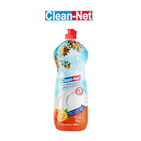 Clean Net Dish Washing Liquid Orange - 1 Liter