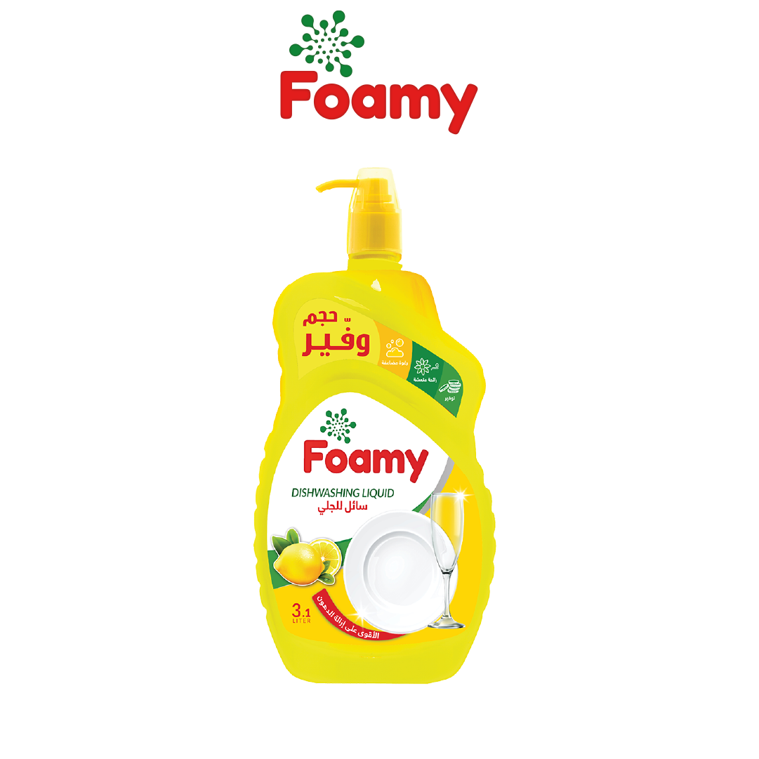 Foamy Dish Washing Liquid Lemon - 2 Sizes