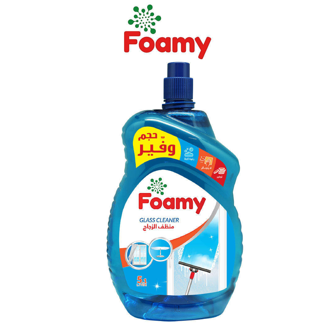 Foamy Glass Cleaner - 5.1 Liters