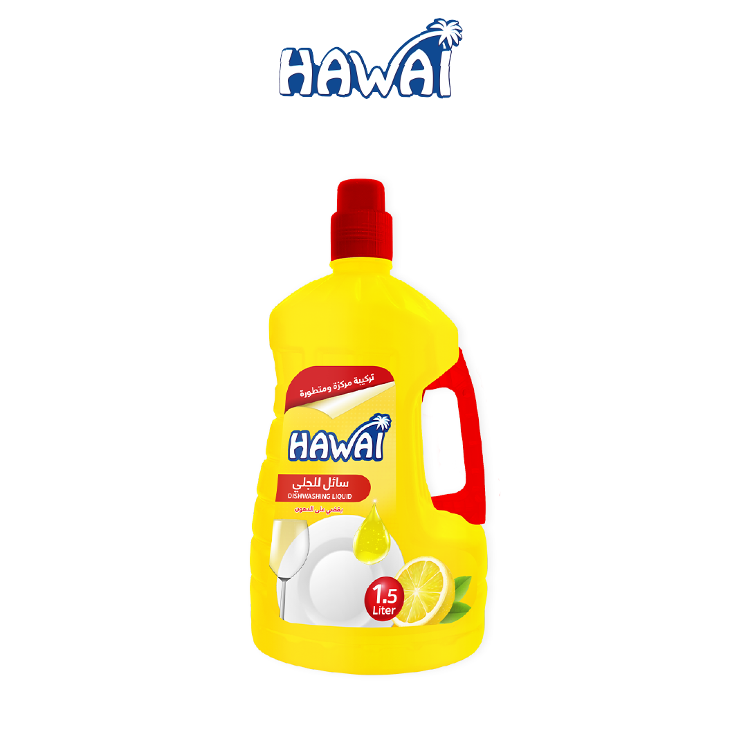 Hawai Dish Washing Liquid Lemon - 2 Sizes